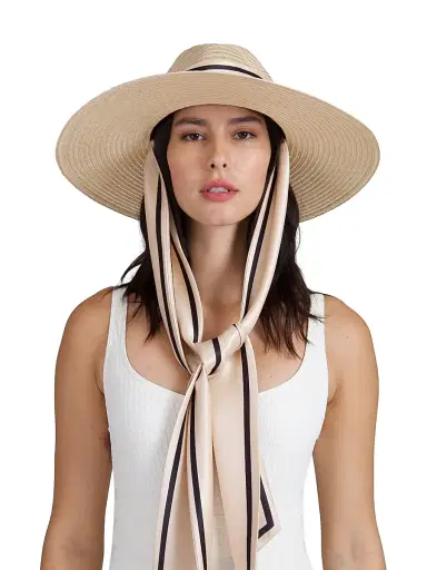 Eugenia Kim Women's Cassidy Packable Woven Sun Hat | Thumbnail 3 Eugenia Kim Women's Cassidy Packable Woven Sun Hat | Thumbnail 3