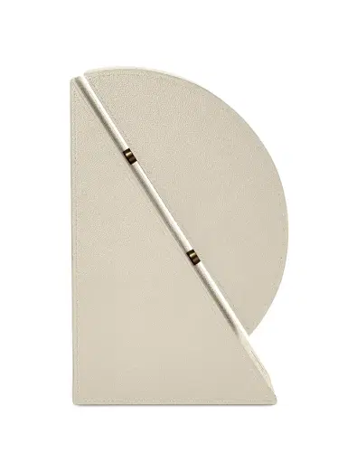 Assouline Library Objects Cubist Left Bookend - Stone | Thumbnail 4 Assouline Library Objects Cubist Left Bookend - Stone | Thumbnail 4