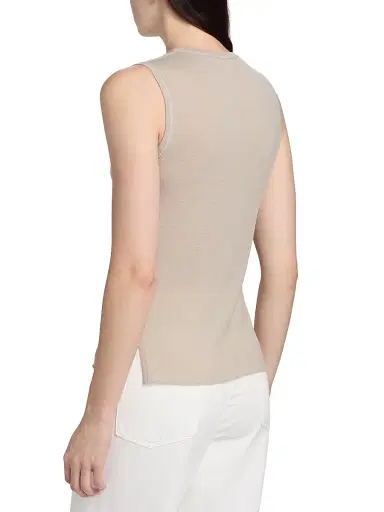 Majestic Filatures Women's Cashmere Crewneck Tank - Desert | Thumbnail 5 Majestic Filatures Women's Cashmere Crewneck Tank - Desert | Thumbnail 5