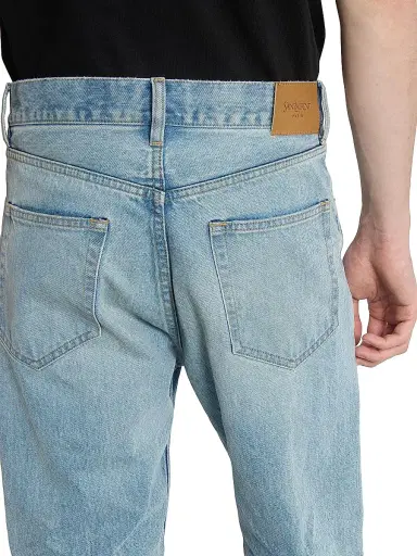 Saint Laurent Men's Loose-Fit Jeans in Beat Denim - South Blue - Size 29 | Thumbnail 7 Saint Laurent Men's Loose-Fit Jeans in Beat Denim - South Blue - Size 29 | Thumbnail 7
