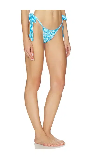 Kulani Kinis Lettuce Tie Ruched Thong Bikini Bottom | Thumbnail 2 Kulani Kinis Lettuce Tie Ruched Thong Bikini Bottom | Thumbnail 2