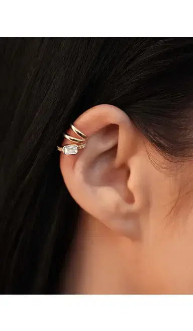 Ettika Cluster Ear Cuff | Thumbnail 2 Ettika Cluster Ear Cuff | Thumbnail 2