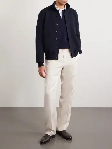 dunhill Cotton and Cashmere-Blend Jacket - Men | Thumbnail 2 dunhill Cotton and Cashmere-Blend Jacket - Men | Thumbnail 2