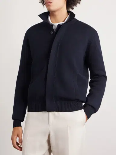 dunhill Cotton and Cashmere-Blend Jacket - Men | Thumbnail 3 dunhill Cotton and Cashmere-Blend Jacket - Men | Thumbnail 3
