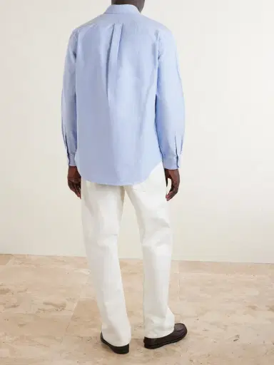 Polo Ralph Lauren Button-Down Collar Logo-Embroidered Cotton Oxford Shirt - Men | Thumbnail 4 Polo Ralph Lauren Button-Down Collar Logo-Embroidered Cotton Oxford Shirt - Men | Thumbnail 4