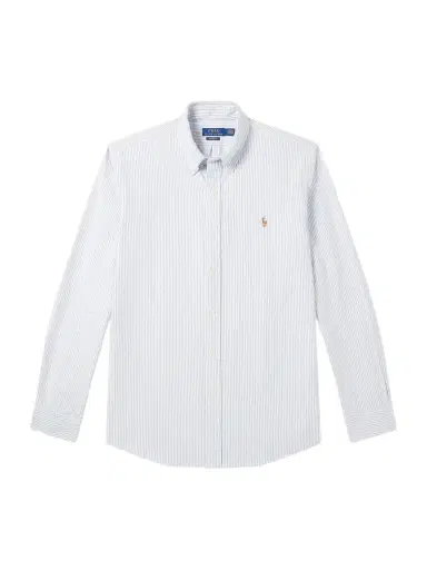Polo Ralph Lauren Button-Down Collar Logo-Embroidered Striped Cotton Oxford Shirt - Men | Thumbnail 1 Polo Ralph Lauren Button-Down Collar Logo-Embroidered Striped Cotton Oxford Shirt - Men | Thumbnail 1