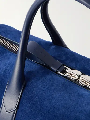 Tom Ford Leather-Trimmed Suede Weekend Bag - Men | Thumbnail 5 Tom Ford Leather-Trimmed Suede Weekend Bag - Men | Thumbnail 5