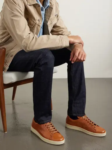 Tom Ford Warwick Perforated Leather Sneakers - Men | Thumbnail 2 Tom Ford Warwick Perforated Leather Sneakers - Men | Thumbnail 2