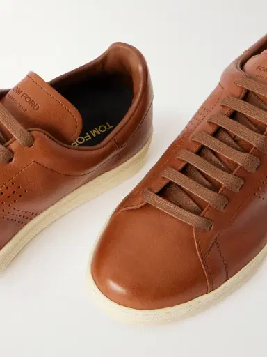 Tom Ford Warwick Perforated Leather Sneakers - Men | Thumbnail 5 Tom Ford Warwick Perforated Leather Sneakers - Men | Thumbnail 5