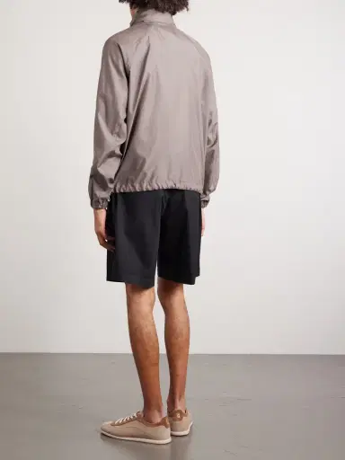 Brunello Cucinelli Silk-Blend Bomber Jacket - Men | Thumbnail 4 Brunello Cucinelli Silk-Blend Bomber Jacket - Men | Thumbnail 4