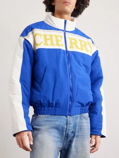 Cherry Los Angeles Wrangler Logo-Print Shell Bomber Jacket - Men | Thumbnail 3 Cherry Los Angeles Wrangler Logo-Print Shell Bomber Jacket - Men | Thumbnail 3