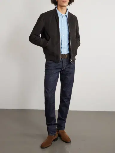 Tom Ford Cotton-Chambray Shirt - Men | Thumbnail 2 Tom Ford Cotton-Chambray Shirt - Men | Thumbnail 2
