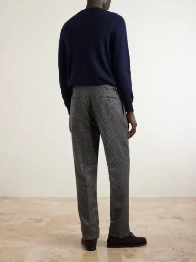Ralph Lauren Purple Label Straight-Leg Checked Camel Hair Suit Trousers - Men | Thumbnail 4 Ralph Lauren Purple Label Straight-Leg Checked Camel Hair Suit Trousers - Men | Thumbnail 4