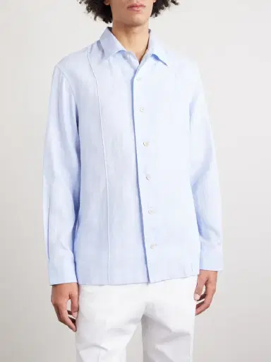 Brunello Cucinelli Hemp, Linen and Cotton-Blend Shirt - Men | Thumbnail 3 Brunello Cucinelli Hemp, Linen and Cotton-Blend Shirt - Men | Thumbnail 3