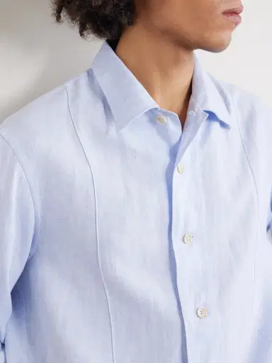 Brunello Cucinelli Hemp, Linen and Cotton-Blend Shirt - Men | Thumbnail 5 Brunello Cucinelli Hemp, Linen and Cotton-Blend Shirt - Men | Thumbnail 5