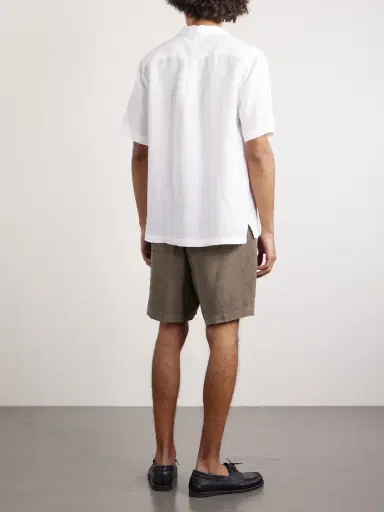 Altea Samuel Straight-Leg Linen Drawstring Shorts - Men | Thumbnail 4 Altea Samuel Straight-Leg Linen Drawstring Shorts - Men | Thumbnail 4