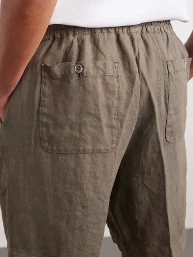 Altea Samuel Straight-Leg Linen Drawstring Shorts - Men | Thumbnail 5 Altea Samuel Straight-Leg Linen Drawstring Shorts - Men | Thumbnail 5