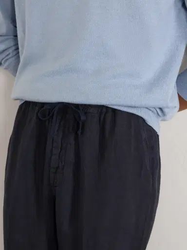 Altea Mattia Straight-Leg Linen Drawstring Trousers - Men | Thumbnail 5 Altea Mattia Straight-Leg Linen Drawstring Trousers - Men | Thumbnail 5