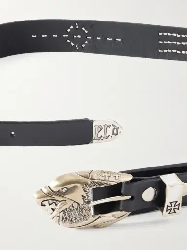 Enfants Riches Déprimés 3.8cm Double Eagle Studded Leather Belt - Men | Thumbnail 2 Enfants Riches Déprimés 3.8cm Double Eagle Studded Leather Belt - Men | Thumbnail 2