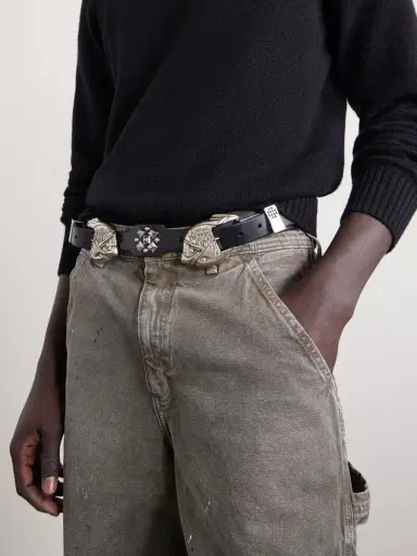 Enfants Riches Déprimés 3.8cm Double Eagle Studded Leather Belt - Men | Thumbnail 3 Enfants Riches Déprimés 3.8cm Double Eagle Studded Leather Belt - Men | Thumbnail 3