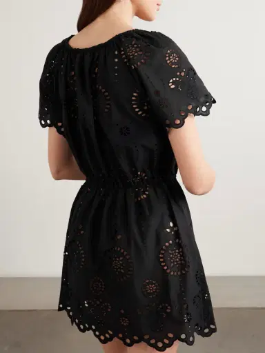 Matteau Scalloped Broderie Anglaise Cotton Mini Dress | Thumbnail 3 Matteau Scalloped Broderie Anglaise Cotton Mini Dress | Thumbnail 3