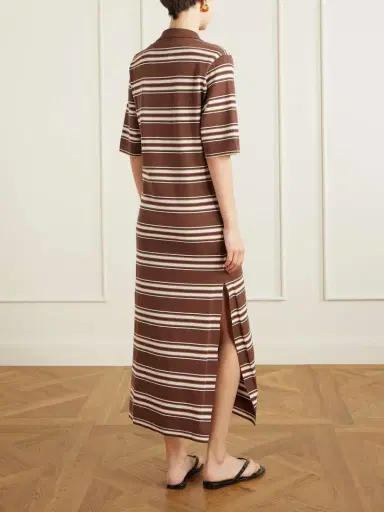 Faithfull Santiago Striped Cotton-blend Midi Dress | Thumbnail 3 Faithfull Santiago Striped Cotton-blend Midi Dress | Thumbnail 3