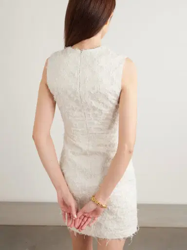 DESTREE Camille Frayed Organic Cotton-twill Mini Dress | Thumbnail 3 DESTREE Camille Frayed Organic Cotton-twill Mini Dress | Thumbnail 3