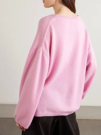 Allude Oversized Cashmere And Silk-blend Sweater | Thumbnail 3 Allude Oversized Cashmere And Silk-blend Sweater | Thumbnail 3