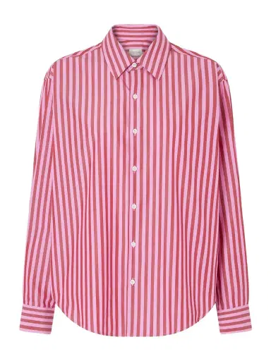 Comme Si La Shirt Classica Striped Cotton-poplin Shirt | Thumbnail 1 Comme Si La Shirt Classica Striped Cotton-poplin Shirt | Thumbnail 1