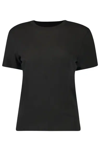 Sprwmn Baby Tee - Black | Thumbnail 1 Sprwmn Baby Tee - Black | Thumbnail 1