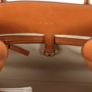 The Row The Row Soft Margaux 12 Bag Cuir Saddle Leather Gold Hardware | Thumbnail 11 The Row The Row Soft Margaux 12 Bag Cuir Saddle Leather Gold Hardware | Thumbnail 11