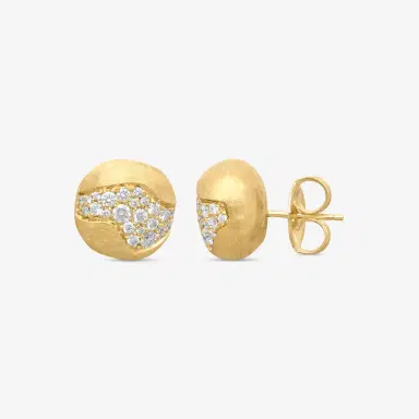 MARCO BICEGO Marco Bicego Africa 18K Yellow Gold Diamond Stud Earrings by The Solist | Thumbnail 3 MARCO BICEGO Marco Bicego Africa 18K Yellow Gold Diamond Stud Earrings by The Solist | Thumbnail 3