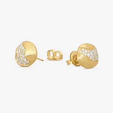 MARCO BICEGO Marco Bicego Africa 18K Yellow Gold Diamond Stud Earrings by The Solist | Thumbnail 4 MARCO BICEGO Marco Bicego Africa 18K Yellow Gold Diamond Stud Earrings by The Solist | Thumbnail 4
