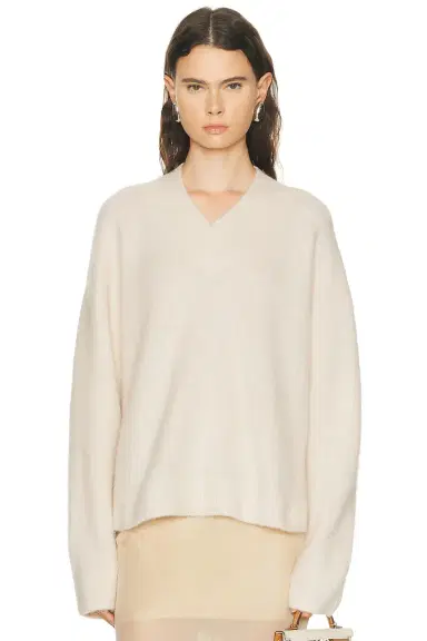 EAVES Jacquie V-neck Sweater | Thumbnail 3 EAVES Jacquie V-neck Sweater | Thumbnail 3