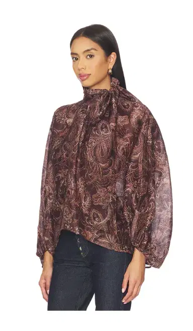 L'Agence Rhett Oversized Blouse | Thumbnail 2 L'Agence Rhett Oversized Blouse | Thumbnail 2
