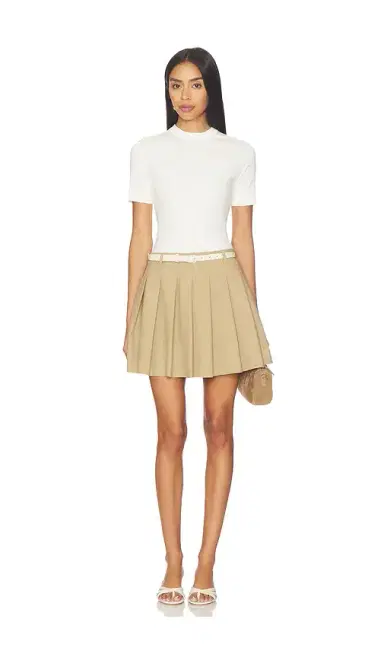 SIMKHAI Abbie Short Sleeve Mini Dress | Thumbnail 1 SIMKHAI Abbie Short Sleeve Mini Dress | Thumbnail 1