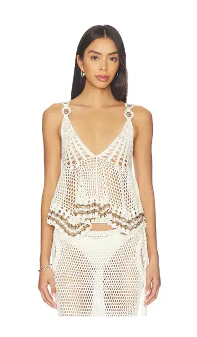 My Beachy Side Tula Hand-crocheted Top | Thumbnail 1 My Beachy Side Tula Hand-crocheted Top | Thumbnail 1