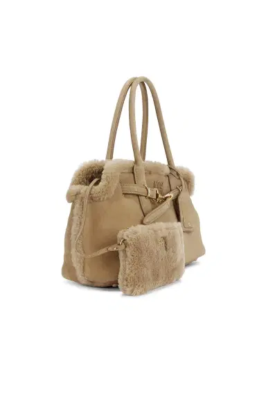 Miu Miu Aventure Camoscio Shearling Bag | Thumbnail 4 Miu Miu Aventure Camoscio Shearling Bag | Thumbnail 4