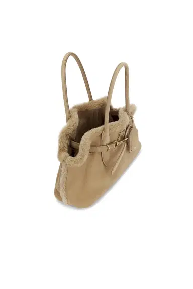 Miu Miu Aventure Camoscio Shearling Bag | Thumbnail 5 Miu Miu Aventure Camoscio Shearling Bag | Thumbnail 5
