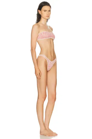 Akoia Swim Batik Smock Tube Crochet Bikini Set | Thumbnail 2 Akoia Swim Batik Smock Tube Crochet Bikini Set | Thumbnail 2