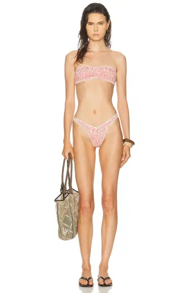 Akoia Swim Batik Smock Tube Crochet Bikini Set | Thumbnail 1 Akoia Swim Batik Smock Tube Crochet Bikini Set | Thumbnail 1