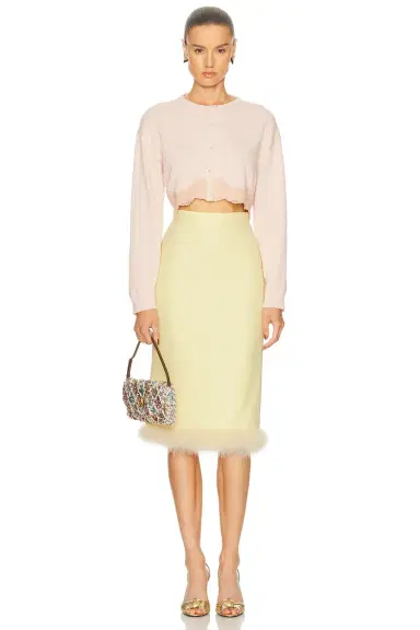 Valentino Wool Lace Cardigan | Thumbnail 4 Valentino Wool Lace Cardigan | Thumbnail 4