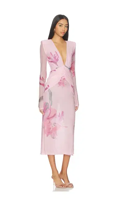 PatBo Honey Flower Tulle Midi Dress | Thumbnail 2 PatBo Honey Flower Tulle Midi Dress | Thumbnail 2