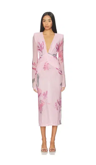 PatBo Honey Flower Tulle Midi Dress | Thumbnail 1 PatBo Honey Flower Tulle Midi Dress | Thumbnail 1