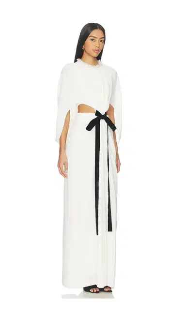 SIMKHAI Annette Cape Gown | Thumbnail 2 SIMKHAI Annette Cape Gown | Thumbnail 2