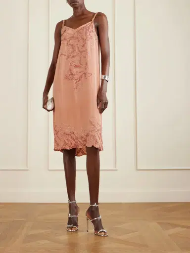 Aquazzura Papillon Sauvage 105 Embellished Metallic-leather Sandals | Thumbnail 4 Aquazzura Papillon Sauvage 105 Embellished Metallic-leather Sandals | Thumbnail 4