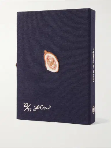 Olympia Le-Tan Oysters In Miami Embroidered Appliquéd Canvas Clutch | Thumbnail 3 Olympia Le-Tan Oysters In Miami Embroidered Appliquéd Canvas Clutch | Thumbnail 3