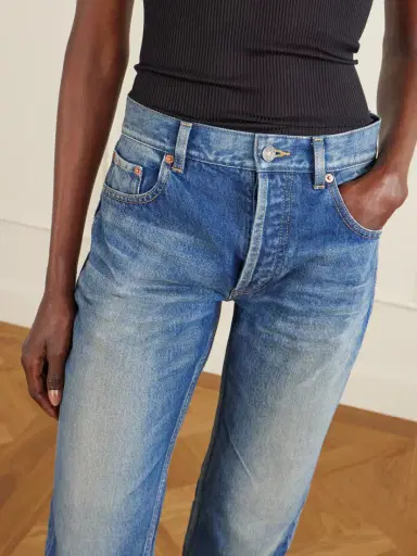 Saint Laurent Cropped High-rise Straight-leg Jeans | Thumbnail 5 Saint Laurent Cropped High-rise Straight-leg Jeans | Thumbnail 5
