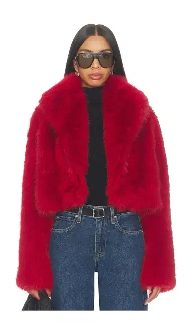 Nakedvice The Delaney Cropped Fur Jacket | Thumbnail 1 Nakedvice The Delaney Cropped Fur Jacket | Thumbnail 1