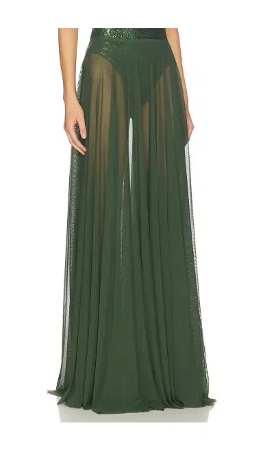 Norma Kamali Flared Maxi Skirt | Thumbnail 2 Norma Kamali Flared Maxi Skirt | Thumbnail 2